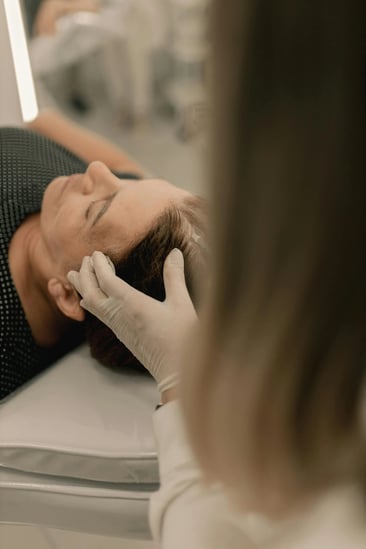 women getting PRP treatment done